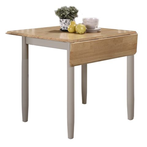 Alston Painted Grey Drop Leaf Dining Table | Oak World throughout Drop Leaf Table Contemporary Grey